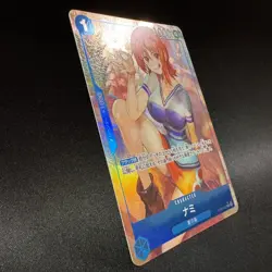 Nami OP09-050 R Parallel Alt Art NIJIMAARC ONE PIECE Card Japanese NM - Image 3