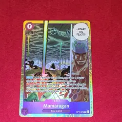Bandai One Piece CCG Mamaragan OP05-078 Event Alt Art Holo Rare EN - Image 1