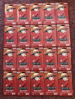One Piece TCG OP-13 Carrying On His Will Sleeved Booster Pack Lot of 20 English - Image 1