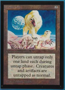 Winter Orb Collectors' Edition NM Artifact Rare MAGIC CARD (ID# 522038) ABUGames - Image 1
