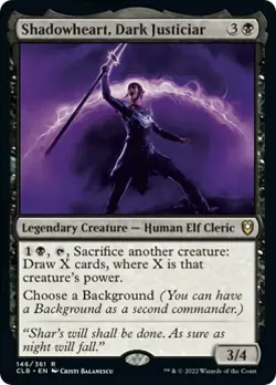 MTG Shadowheart, Dark Justiciar - 146 / English / Near Mint - Image 1