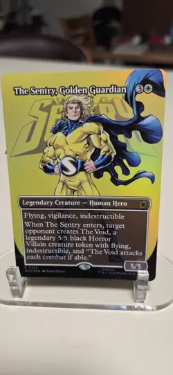 The Sentry, Golden Guardian (Borderless) Marvel Super Heroes Foil - Image 1