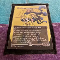 TheSentry, GoldenGuardian BorderlessFOIL MTG Magic MSH Marvelsuperheroes 0358 NM - Image 1