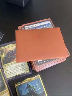 MTG Warhammer 40k Commander Deck - Forces of the Imperium Precon - Sleeved - Image 2