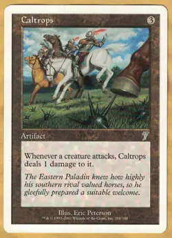Caltrops (Seventh Edition Core Set, English, Uncommon, 2001) MTG 7th - Image 1