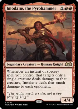 MTG Foil - Imodane, the Pyrohammer - 137 / NM / English - Image 1