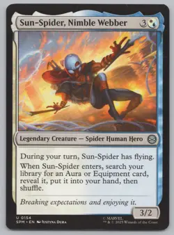 MTG Playset (4) Sun-Spider, Nimble Webber - Spider-Man (SPM) -r467 - Image 2