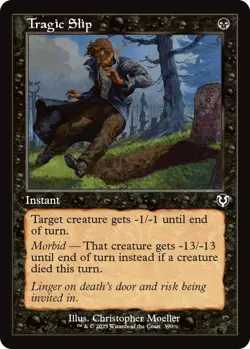 MTG Foil - Tragic Slip (Retro Frame) - 390 / NM / English - Image 1
