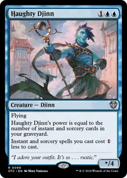 MTG Haughty Djinn - 99 / English / Near Mint - Image 1