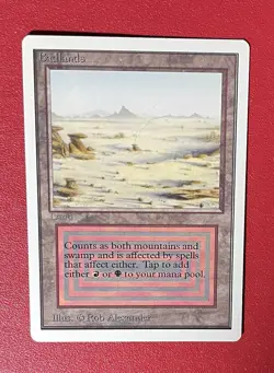 BADLANDS 1993 UNLIMITED EDITION Magic the Gathering - Image 1