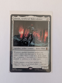 MTG- Marvel Super Heroes Ultron, Artificial Malevolence Mythic MSH M #0252 - Image 1
