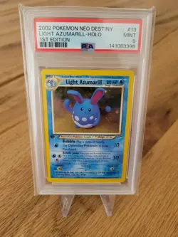 Pokemon - Light Azumarill Holo 1. Edition - Neo Destiny - PSA 9 MINT - Englisch - Image 1