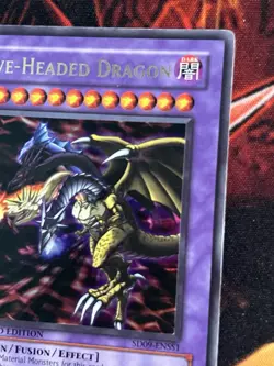 Yu-Gi-Oh! Five-Headed Dragon Ultra Rare Foil Limited SD09-ENSS1 Konami LP - Image 4