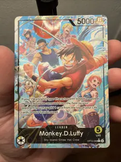 2026 One Piece Adventure on Kami's Island Monkey.D.Luffy Alt Art Leader OP15-098 - Image 1