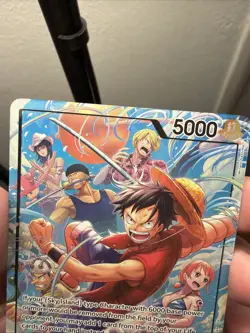 2026 One Piece Adventure on Kami's Island Monkey.D.Luffy Alt Art Leader OP15-098 - Image 3