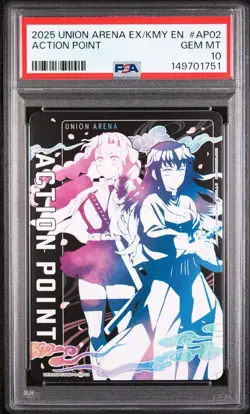 Union Arena Action Point AP02 Demon Slayer Vol.2 KNY UEX05BT/KMY-3-AP02 PSA 10 - Image 1