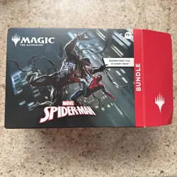 EMPTY Bundle Box MTG Marvel's Spider-Man Card Storage - Dice & Insert NO CARDS - Image 1