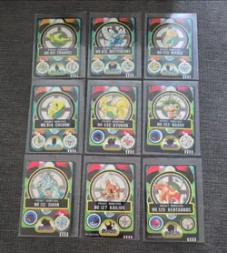 18 Japanese Pokemon Bandai Sealdass Pocket Monsters Sticker Card Bundle 1997 - Image 3