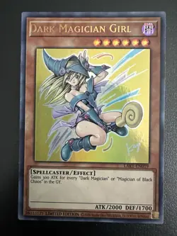 Yu-Gi-Oh TCG Dark Magician Girl LART-EN019 Ultra Rare Lost Art Promo Card - Image 1