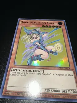 Yu-Gi-Oh TCG Dark Magician Girl LART-EN019 Ultra Rare Lost Art Promo Card - Image 2
