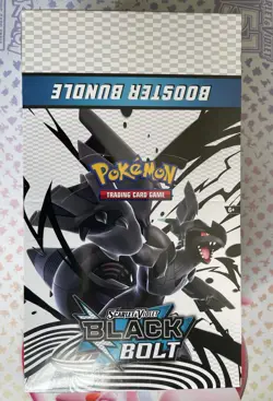 Pokemon TCG Black Bolt Booster Bundle Display Case (10 Bundles) SEALED - Image 1