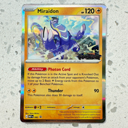 Miraidon - 082 - ME: Mega Evolution Promo (MEP) Near Mint Card PRERELEASE STAMP - Image 1