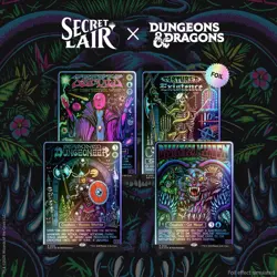 MTG Secret Lair x Dungeons & Dragons Black Lights & Dark Dungeons FOIL - SEALED - Image 3