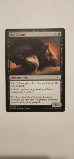 1x Rat Colony - Dominaria 101/269 - Normal LP/Light Play - MTG - WOTC - Image 1