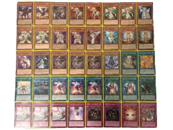 YUGIOH Lightsworn Deck w/ BRAND NEW Sleeves Complete 40 - Cards - Image 1