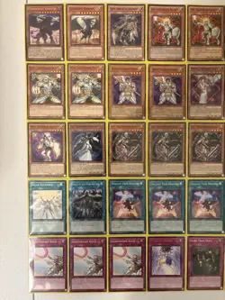 YUGIOH Lightsworn Deck w/ BRAND NEW Sleeves Complete 40 - Cards - Image 4