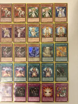 YUGIOH Lightsworn Deck w/ BRAND NEW Sleeves Complete 40 - Cards - Image 5