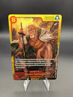 Bandai One Piece CCG Silvers Rayleigh OP08-118 Two Legends SEC Foil 8000 - Image 1