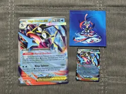 Mega Greninja Ex 081 Black Star Promo Pokemon TCG Chaos Rising Jumbo Holo Card - Image 1