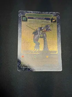 Metalgarurumon ST-85 Digimon 2001 Holo Vintage Bandai Card - Image 5