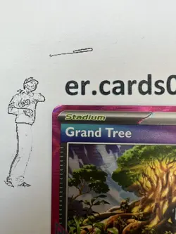 Grand Tree 136/142 Stellar Crown ACE SPEC Trainer Holo Pokemon Card - LP - Image 2