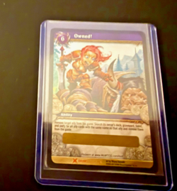 World of Warcraft TCG Cards – Owned!– Unscratched – Excellent Condition - Image 2
