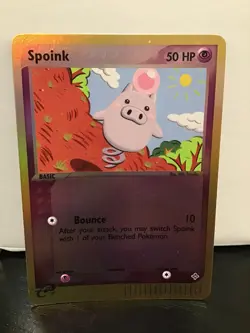 Spoink 73/97 Pokemon EX Dragon Reverse Holo Common - Image 1