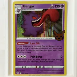 Gengar 57/198 Chilling Reign Holo Rare Pokemon Card Pokemon TCG 057/198 Mint! - Image 1