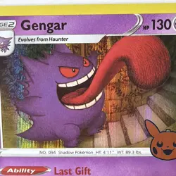 Gengar 57/198 Chilling Reign Holo Rare Pokemon Card Pokemon TCG 057/198 Mint! - Image 4