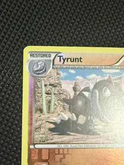 Tyrunt 61/111 XY-Furious Fists Reverse Holo Card Raw English Pokemon Card - Image 5