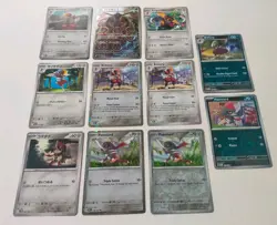 Kingambit Bisharp Pawniard Pokemon Card Bundle AR Promo Holo Evolution Line Lot - Image 2