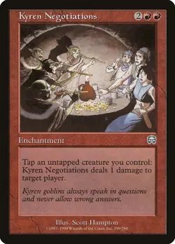 MTG Kyren Negotiations - 198 / English / Moderately Played - Image 1