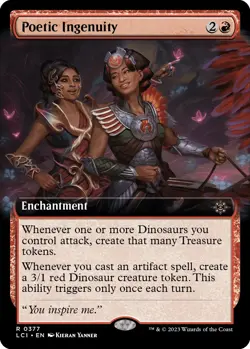 MTG Poetic Ingenuity (Extended Art) - 377 / English / Near Mint - Image 1