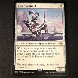 Wizards of the Coast MTG Esper Sentinel MH2 Reg Rare Eng #012 - Image 1