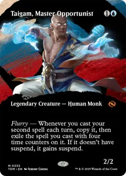 MTG Taigam, Master Opportunist (Borderless) - 335 / English / Near Mint - Image 1