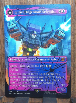 MTG - TRANSFORMERS Jetfire Ingenious Scientist - SHATTERED GLASS - Mythic, NM! - Image 1