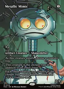 MTG Metallic Mimic Teenage Mutant Ninja Turtles Mythic Artifact Creature NM - Image 2