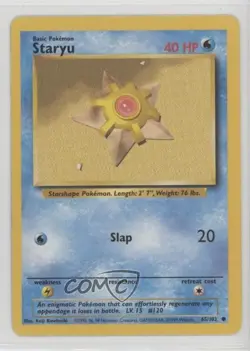 Staryu Pokemon Base Set #65 1999 - Image 1