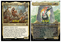 MTG Foil The Lost Caverns of Ixalan LCI Gishath, Sun's Avatar MINT (SELECT) - Image 1