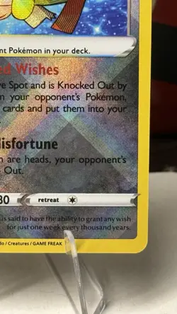 Radiant Jirachi 120/195 SWSH Silver Tempest Shiny Holo Rare Pokemon TCG 2022 NM - Image 4
